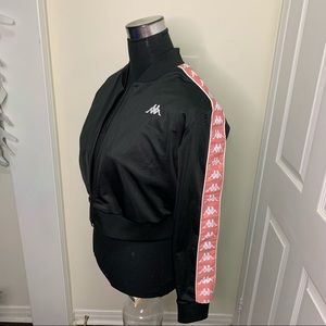 Kappa Cropped ZippedUp Bomber Jacket Size Medium